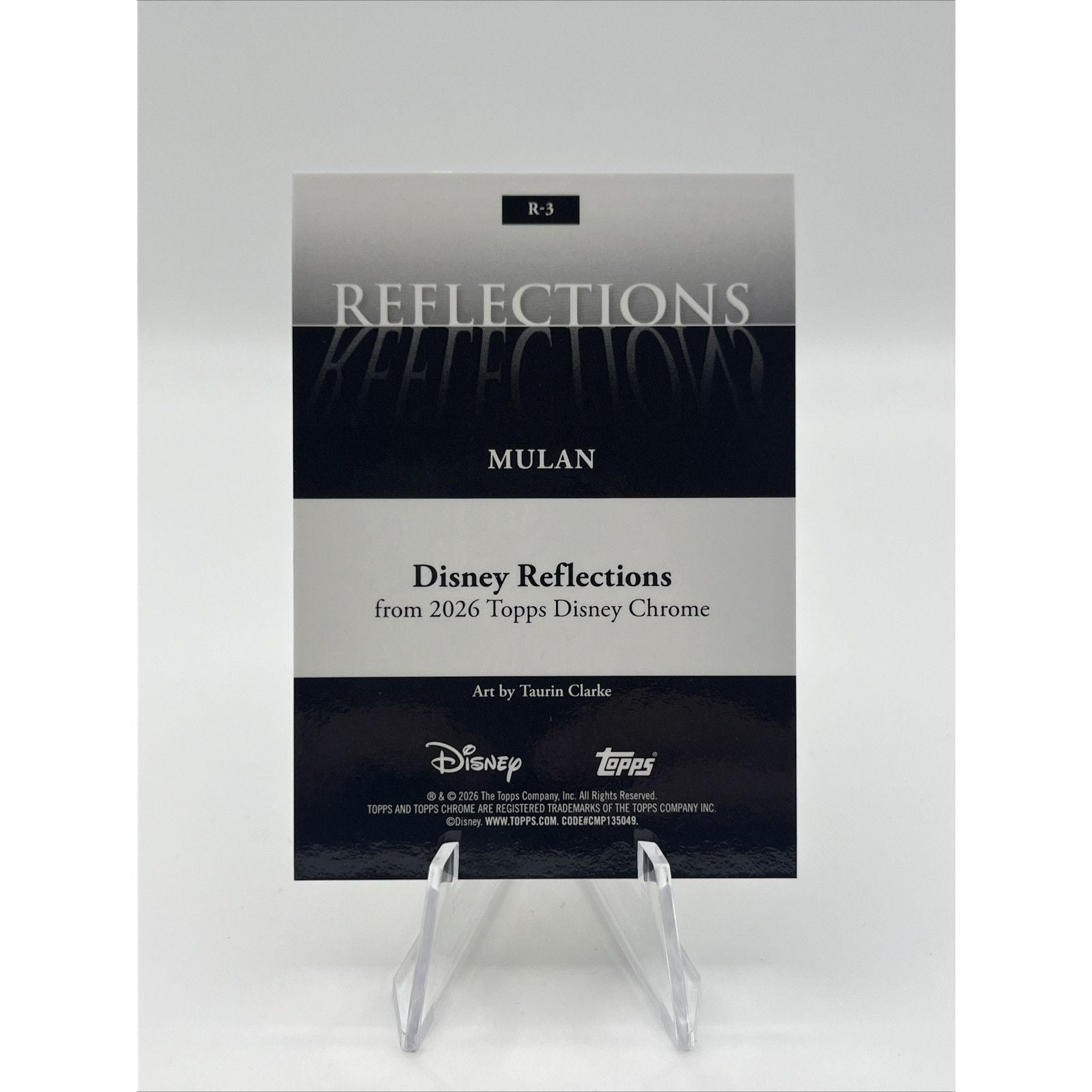Topps 2026 Disney Chrome Disney Reflections Mulan Reflections Parallel R-3