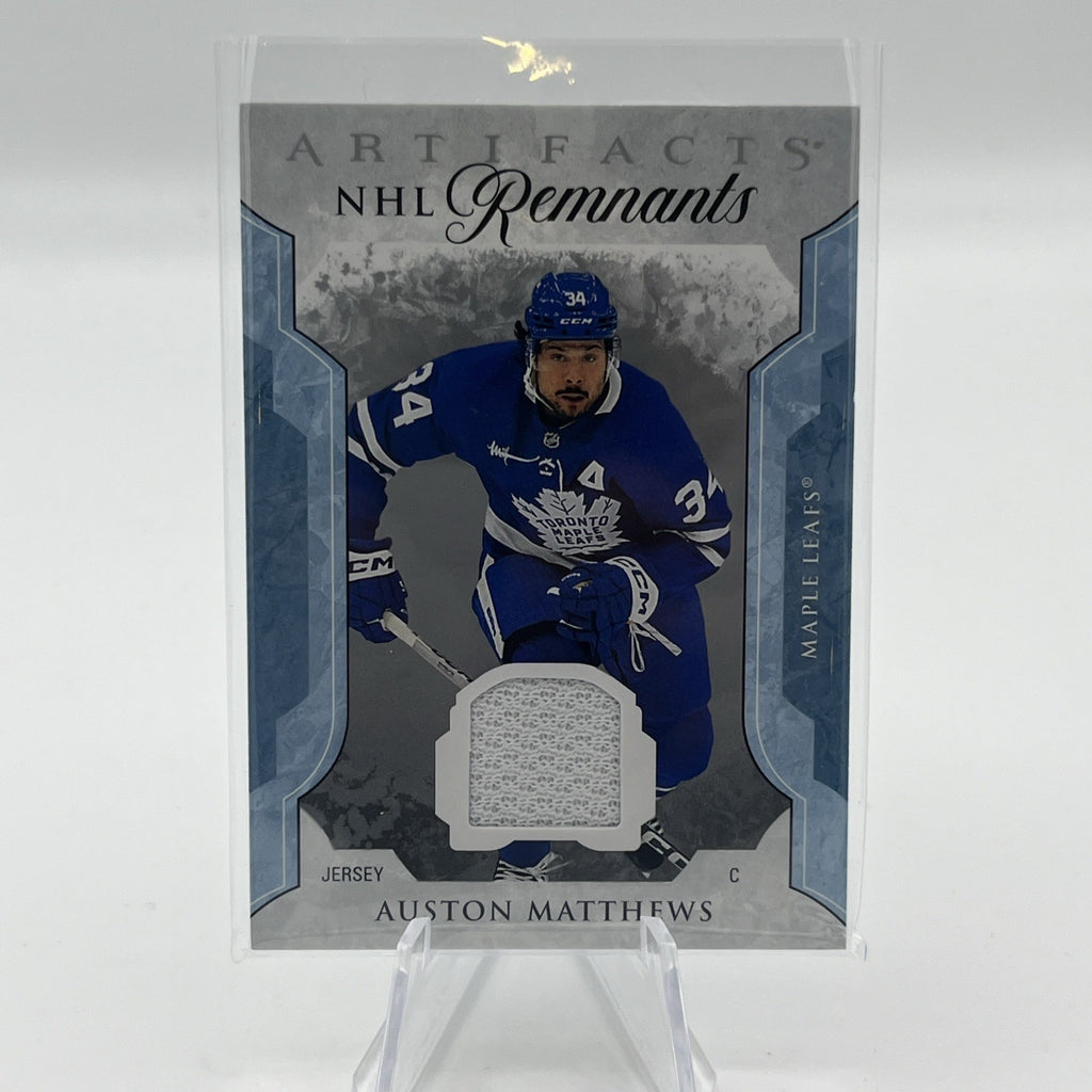 AUSTON MATTHEWS 2023 Upper Deck Artifacts NHL Remnants Game-Used Jersey #NR-AM