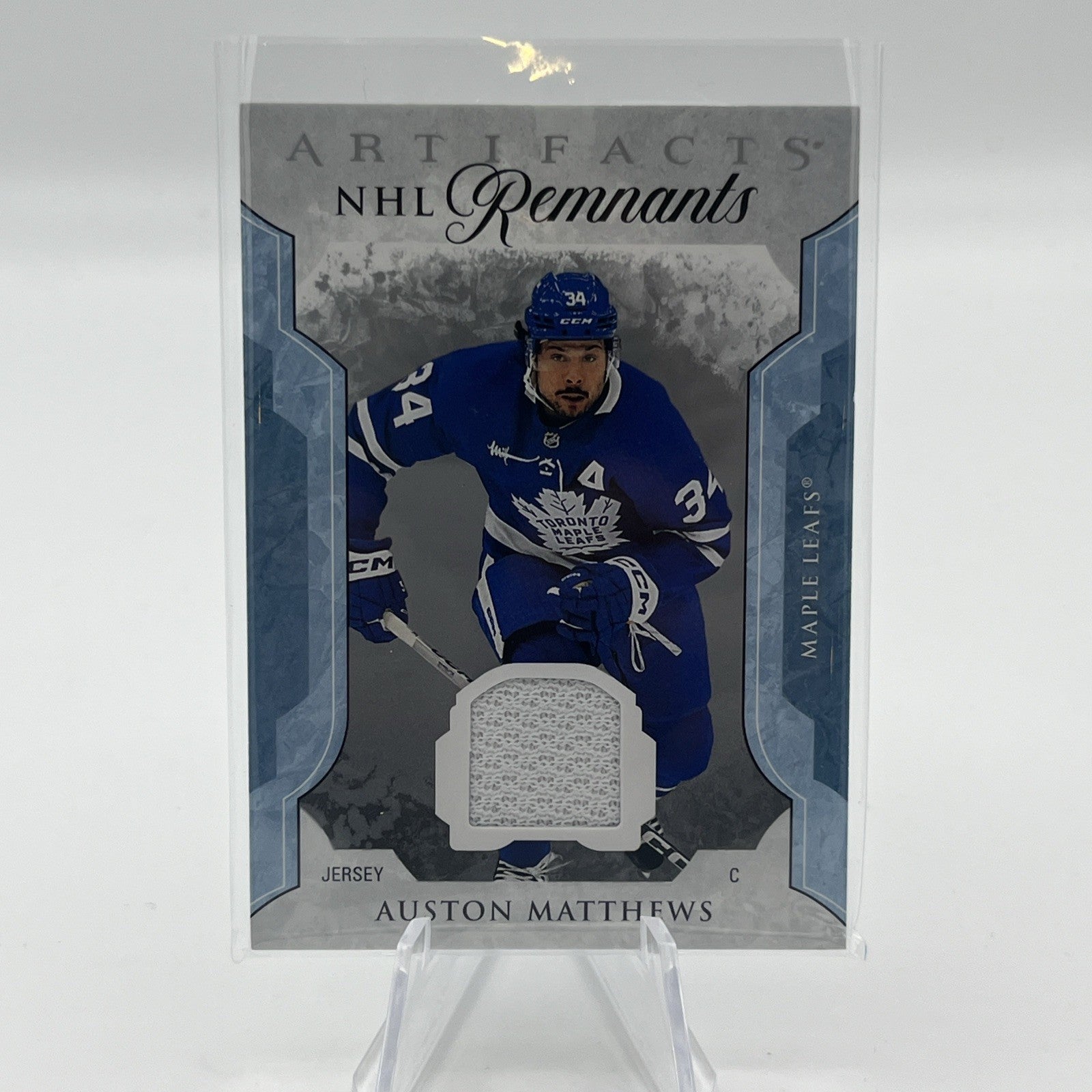 AUSTON MATTHEWS 2023 Upper Deck Artifacts NHL Remnants Game-Used Jersey #NR-AM