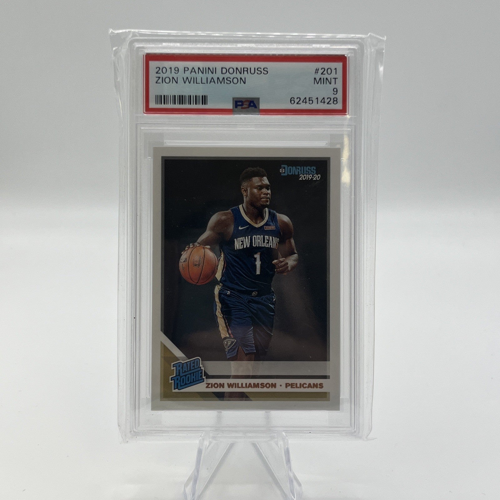2019 Panini Donruss Zion Williamson PSA 9