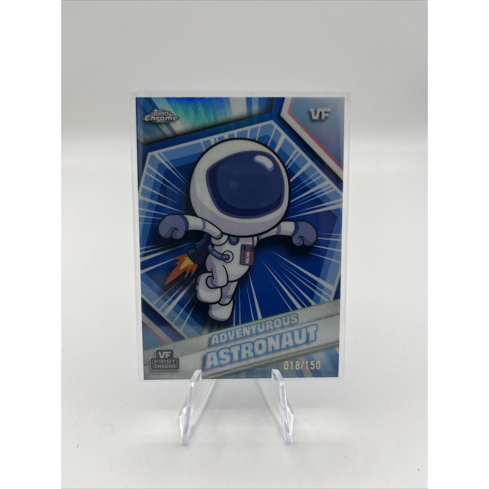 2026 VeeFriends Adventurous Astronaut First Chrome Blue Refractor /150