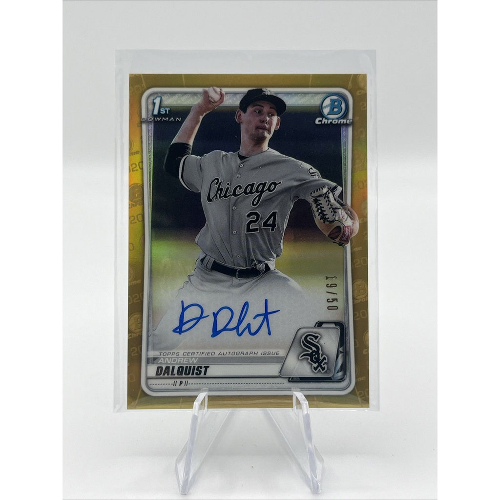 Andrew Dalquist ⚾ 2020 Bowman Chrome 1ST GOLD RC ROOKIE AUTO #/50 #CPAAD