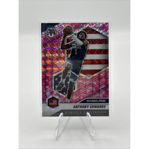 2020-21 Mosaic Anthony Edwards Pink Camo Rookie#252