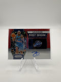 CARLOS BOOZER 2023-24 PRIZM FAST BREAK RED PRIZM AUTO /99 UTAH JAZZ