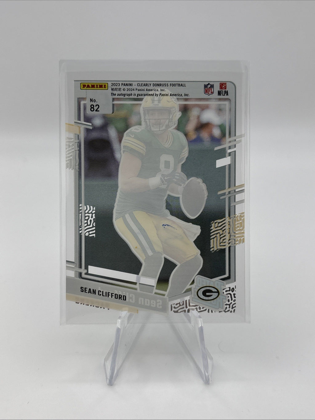 2023 Panini Clearly Donruss - Sean Clifford #82 Autographs (AU, RC)