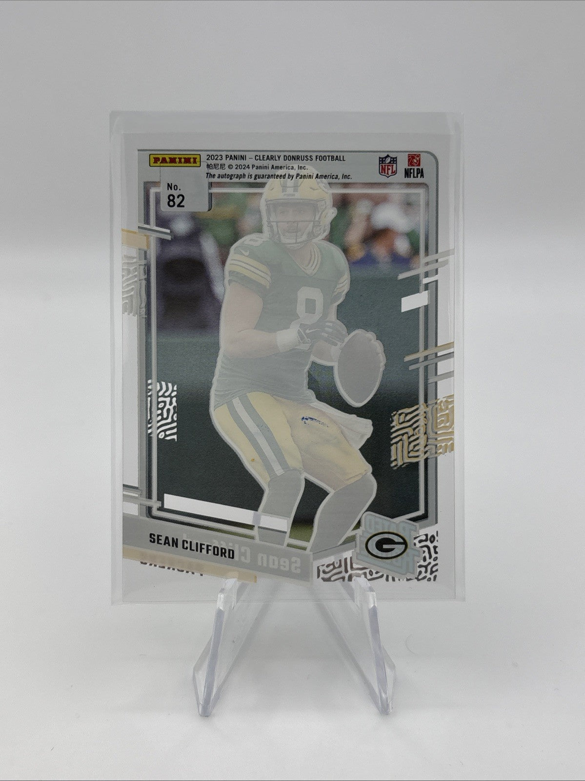 2023 Panini Clearly Donruss - Sean Clifford #82 Autographs (AU, RC)