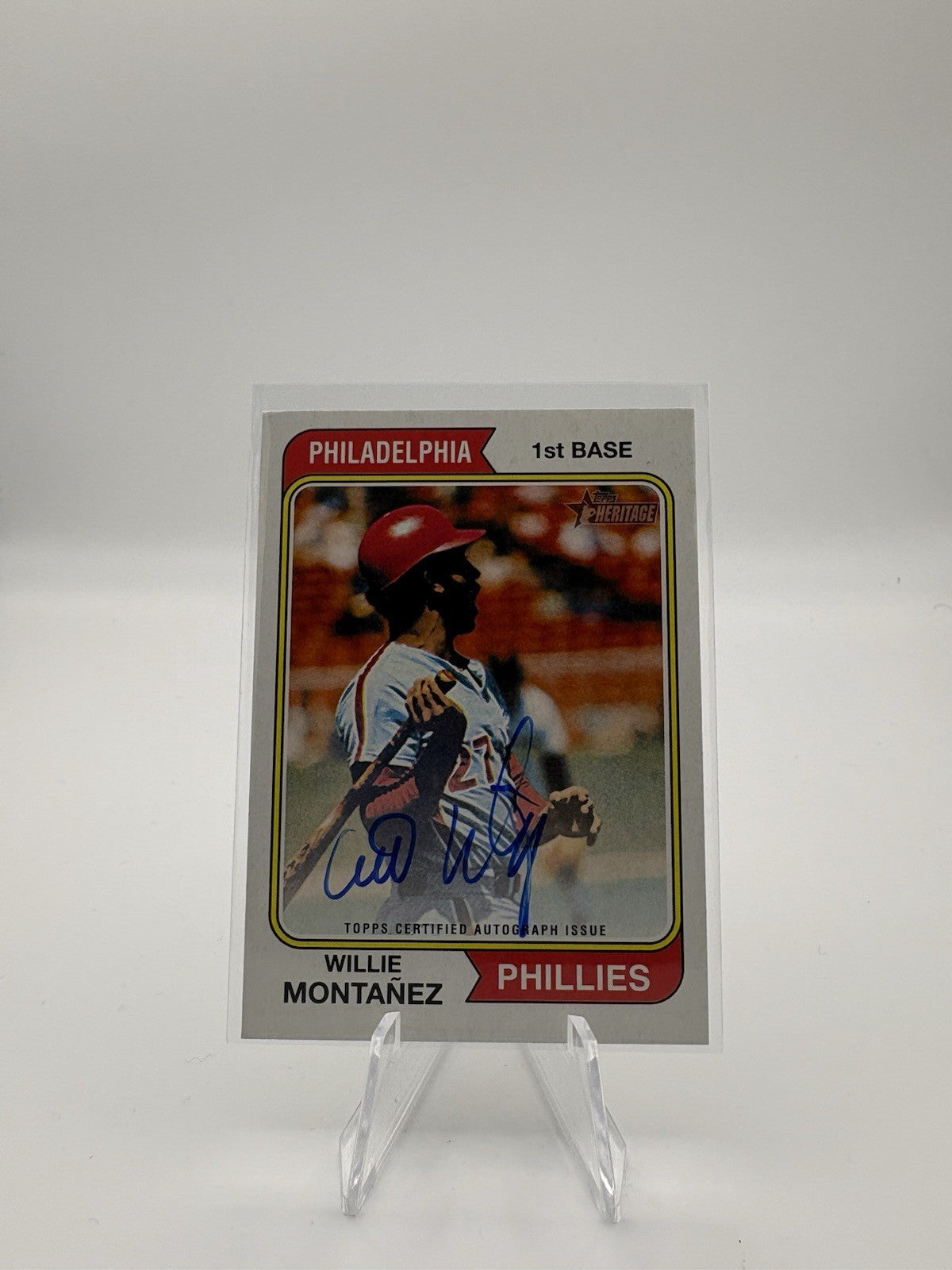 2023 Topps Heritage High Number - Real One Autographs Willie Montanez #ROA-WM...