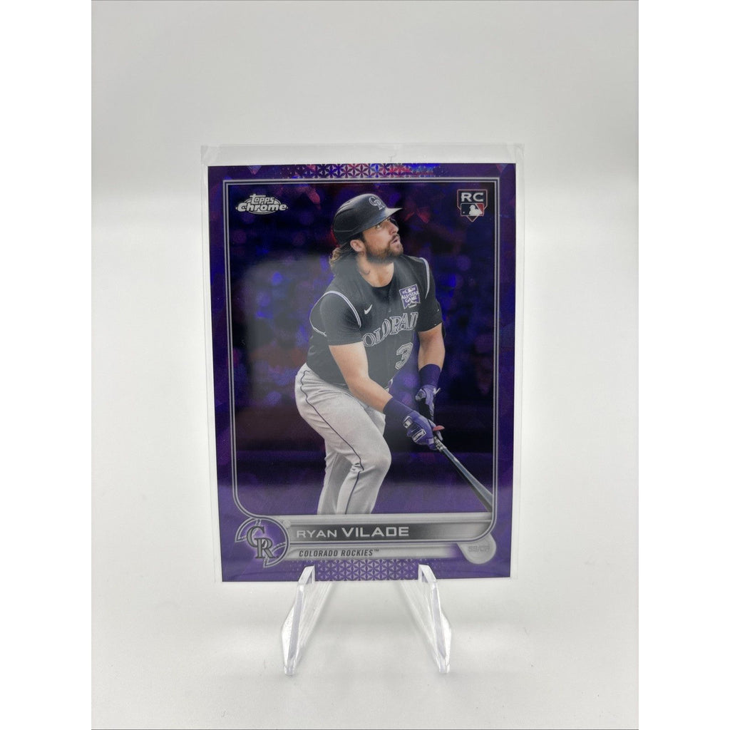 2022 Topps Chrome Sapphire - Ryan Vilade Purple Sapphire Refractor /10 (RC)