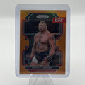 2021 UFC Panini PRIZM - Brock Lesnar Orange Parallel Refractor /99