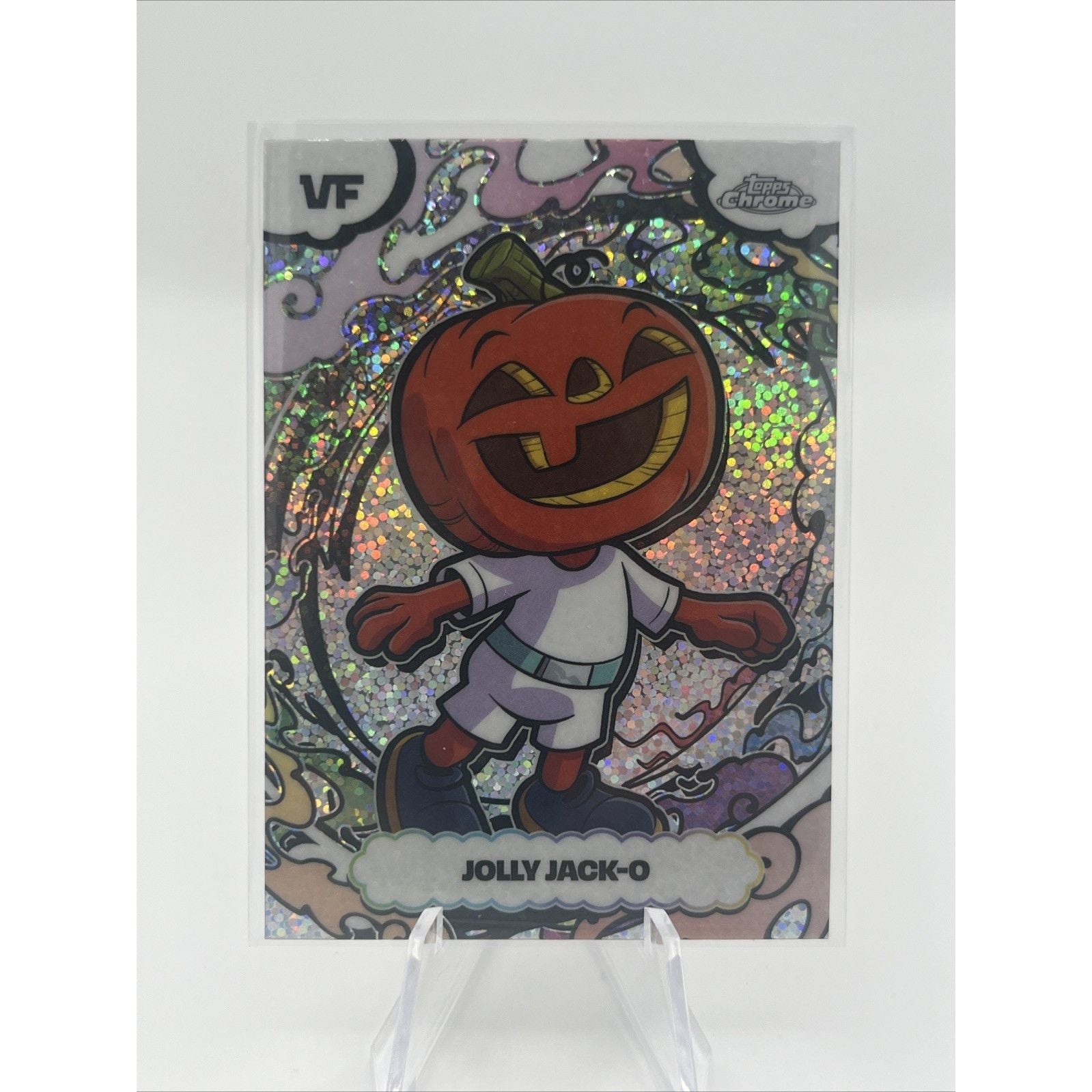 2026 Topps Chrome VeeFriends- Jolly Jack-O #SSA-14 Manga Speckle Card New NM VF