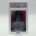 2023-24 Topps Chrome UCC Joao Pedro Auto Pink Shimmer /250 PSA 9 Auto 10