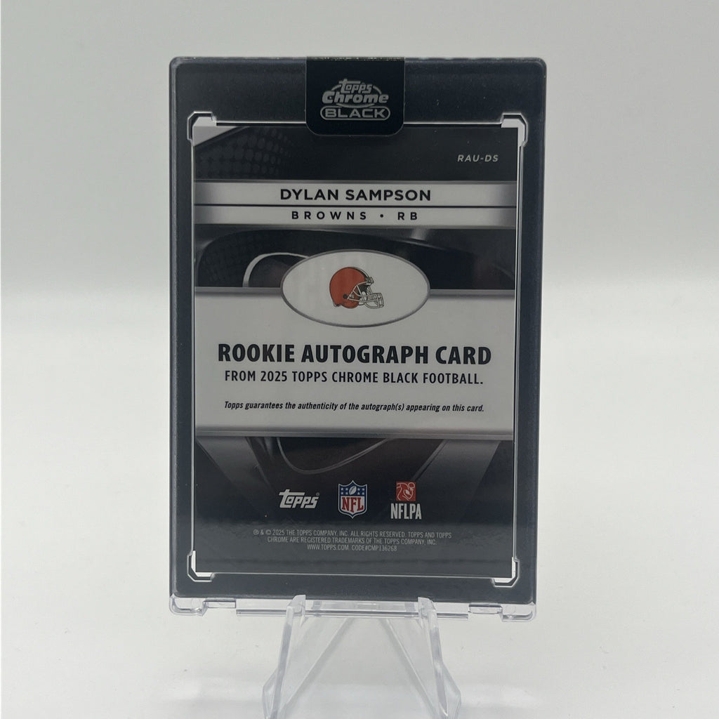 2025 Topps Chrome Black Auto RAU-DS Dylan Sampson Rookie Browns