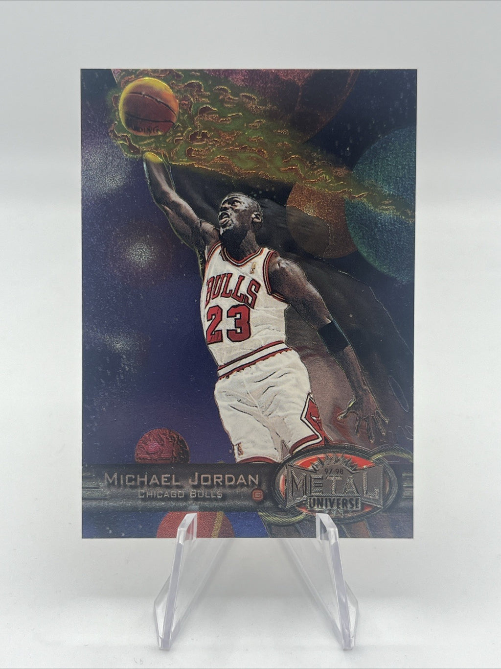 1997-98 Metal Universe Michael Jordan #23 Chicago Bulls-Near Mint