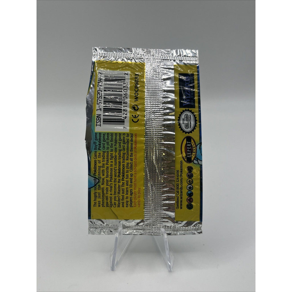 1999 PokémonBase Set Booster Pack Blastoise EMPTY Wrapper