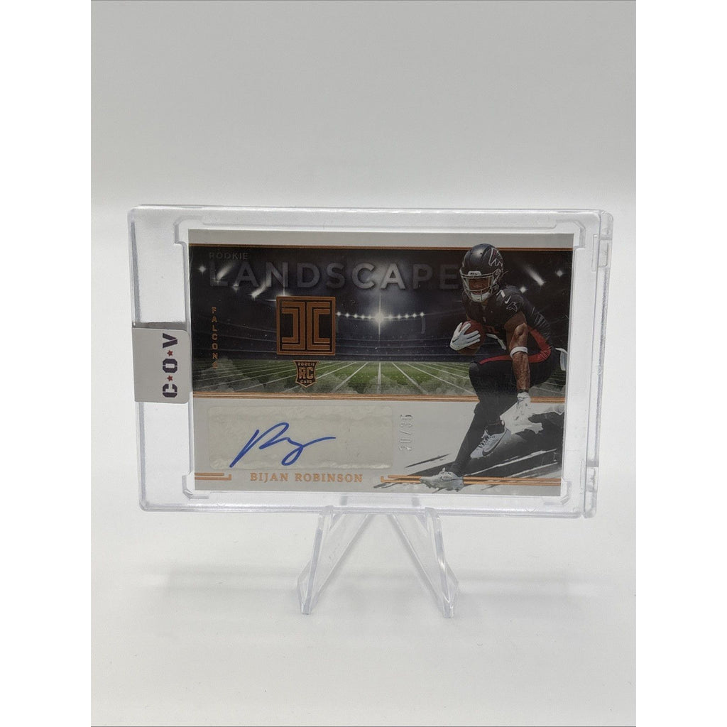 2023 Panini Impeccable - Rookie Landscape Bijan Robinson #RLA-BR Bronze /35 (AU,