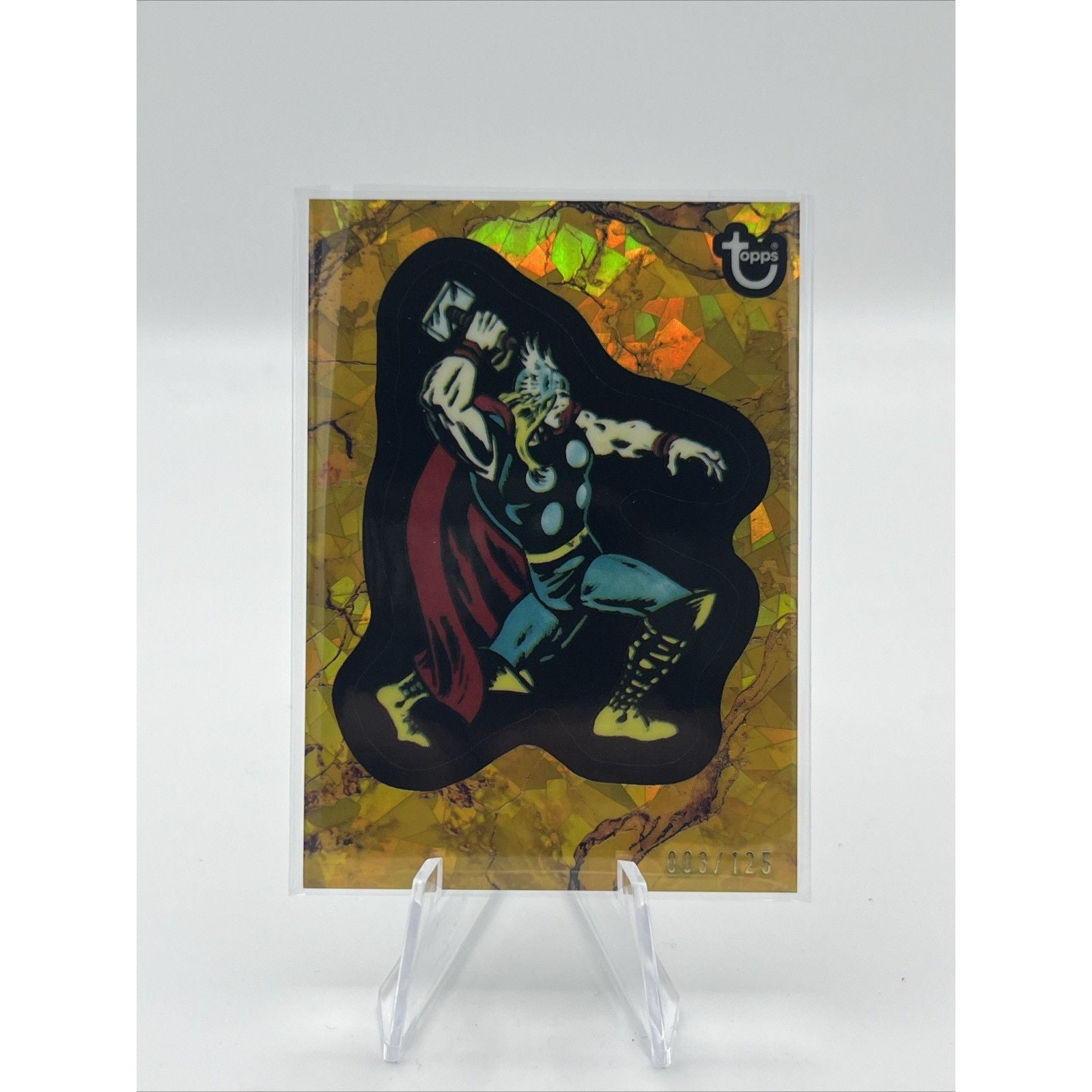 THOR 2025 Marvel Comic Book Heroes 1975 Golden Anniversary Gold Atomic #003/125