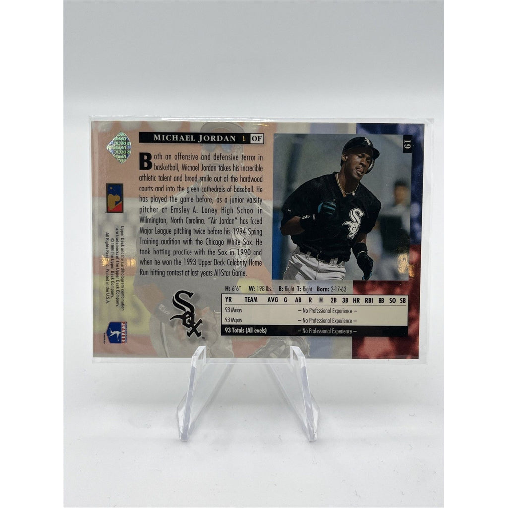 1994 Upper Deck Electric Diamond Foil #19 Michael Jordan Star Rookie NM-MT