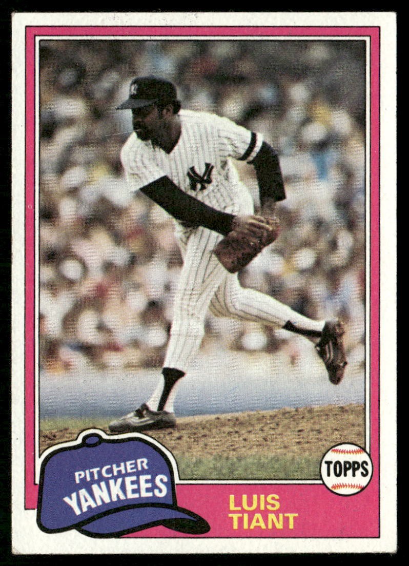 1981 Topps #627 Luis Tiant