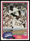 1981 Topps #627 Luis Tiant