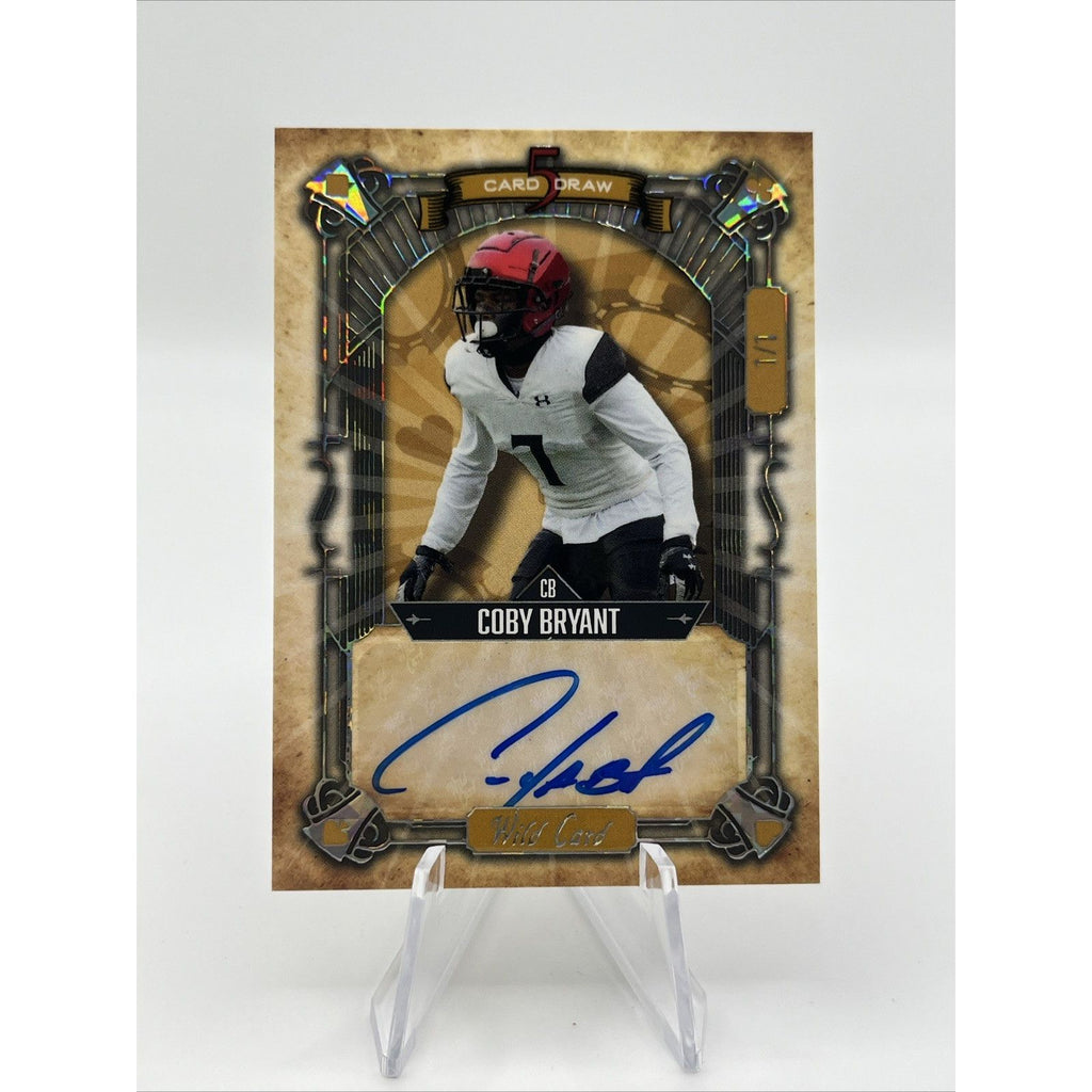 2022 Wild Card Draw COBY BRYANT 1/1 Autograph Rookie Auto Bears/Seahawks SSP