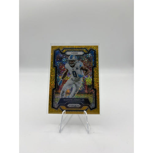 2023 Panini Prizm Marvin Jones Jr. #102 Gold Sparkle Prizm /24