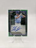 2024 Bowman Sapphire - Chrome Prospect Autographs Jared Dickey Green Sapphire/99