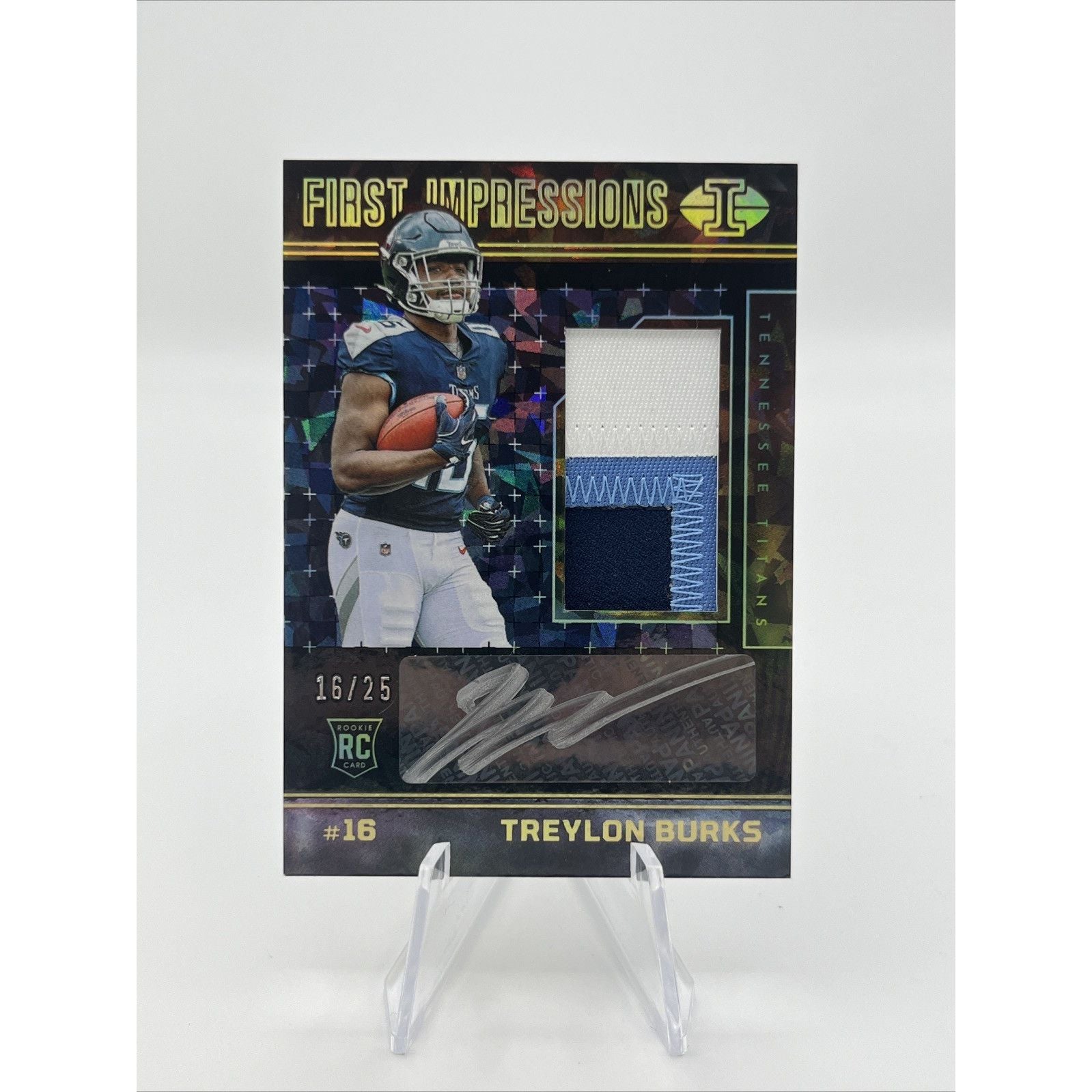 2022 Panini Illusions Treylon Burks First Impressions RPA #/25‼️JERSEY MATCH‼️