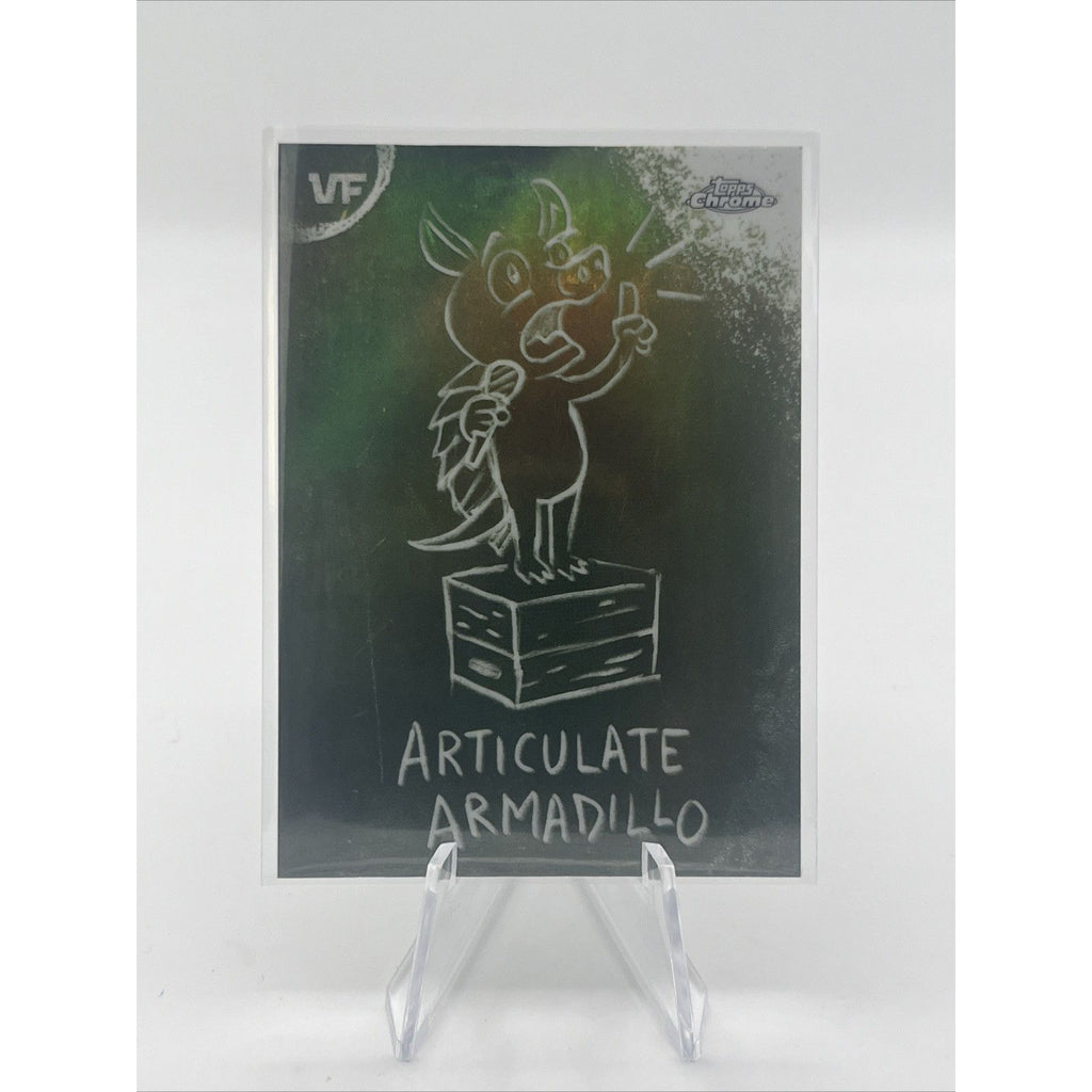 2026 TOPPS CHROME VEEFRIENDS ARTICULATE ARMADILLO  CHALKBOARD INSERT #C-4