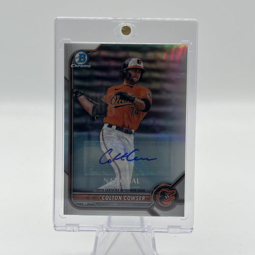 2022 Bowman Chrome National Pack Colton Cowser #NSCCP-CC Refractor Auto #/10