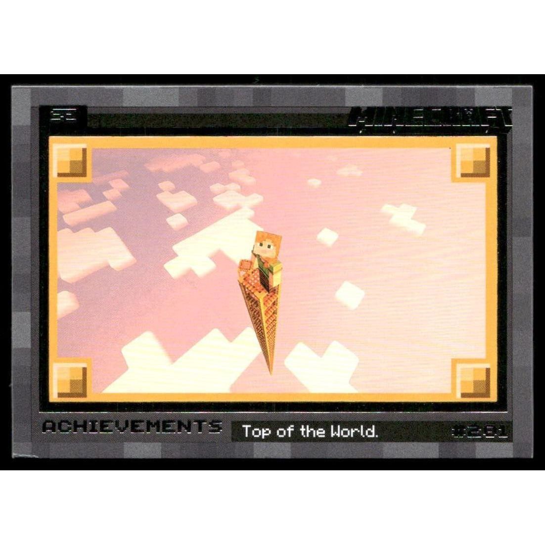2025 Panini Minecraft 15th Anniversary #201 Top of the World #/199
