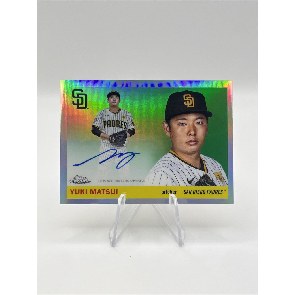 Yuki Matsui Auto Refactor /150 - 2025 Topps Chrome Platinum #CPA-YM
