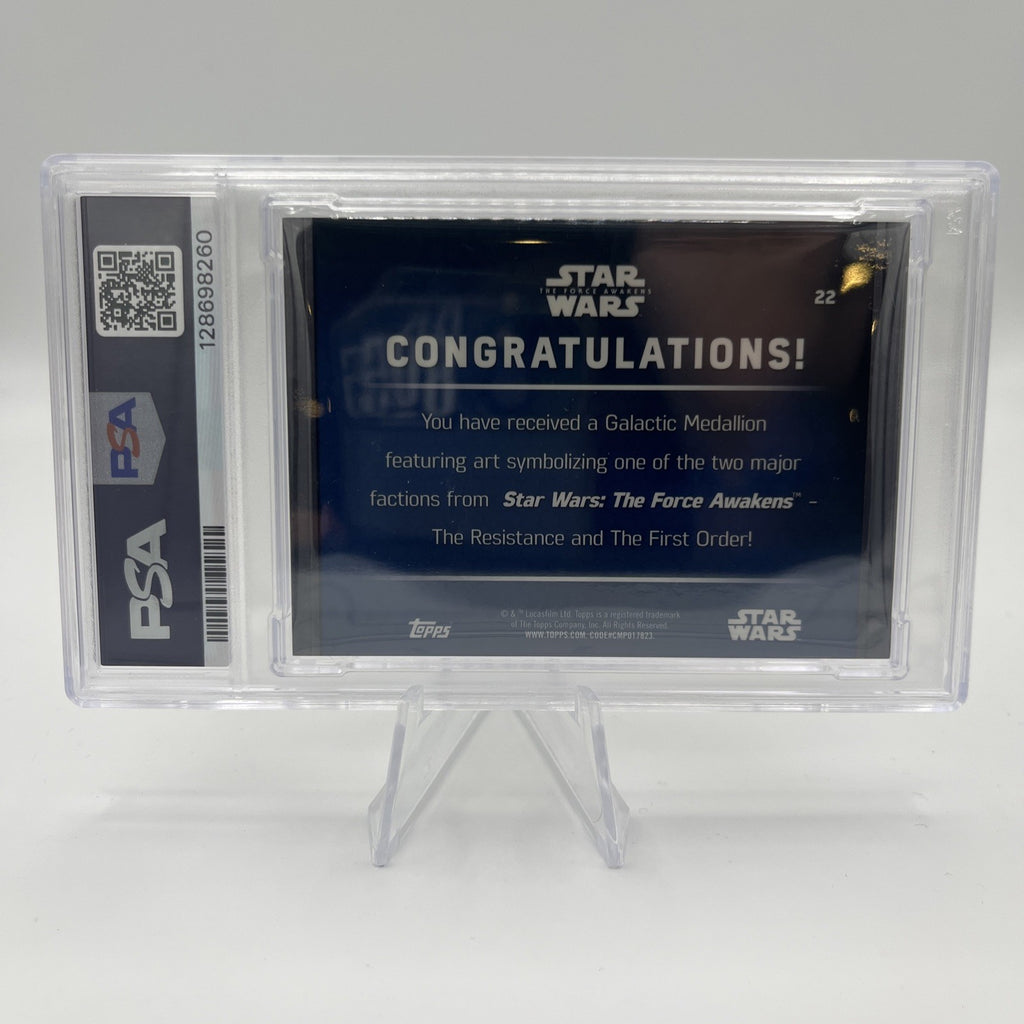 Topps Star Wars The Force Awakens Colonel Datoo Galactic Medallion Card