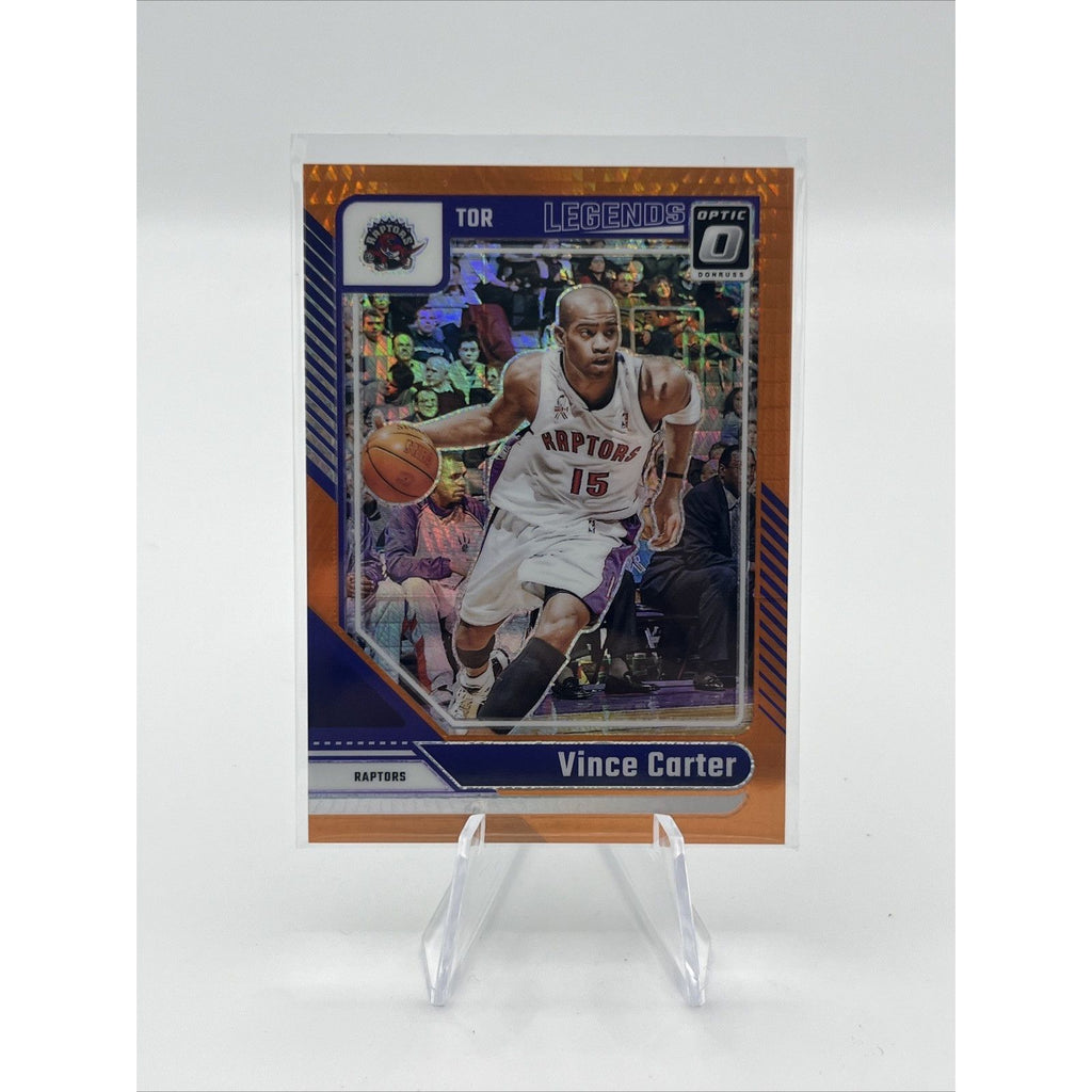 2024-25 Panini Donruss Optic - Legends Vince Carter #245 Orange Hyper Prizm /299