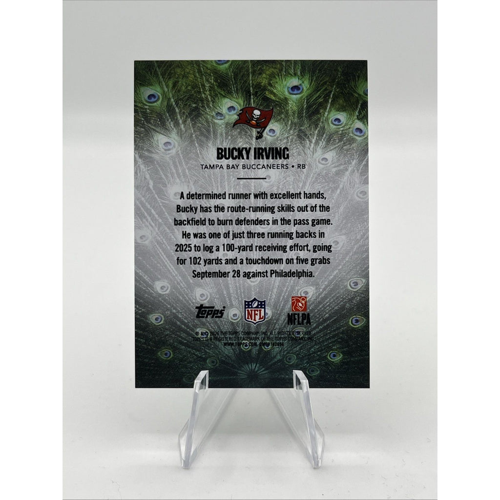2026 Topps Flagship Football Bucky Irving Struttin SSP S-2 Case Hit