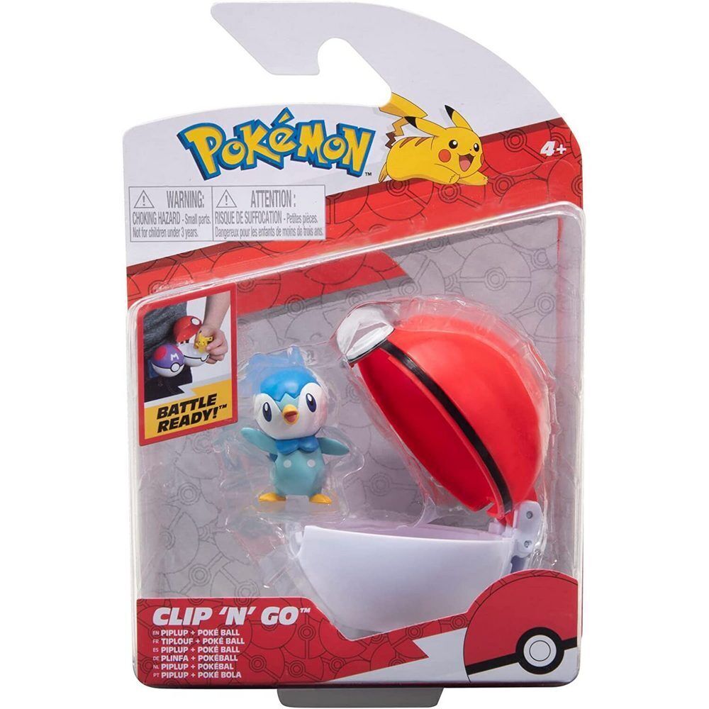 Pokemon Clip N Go Piplup and Dive Ball