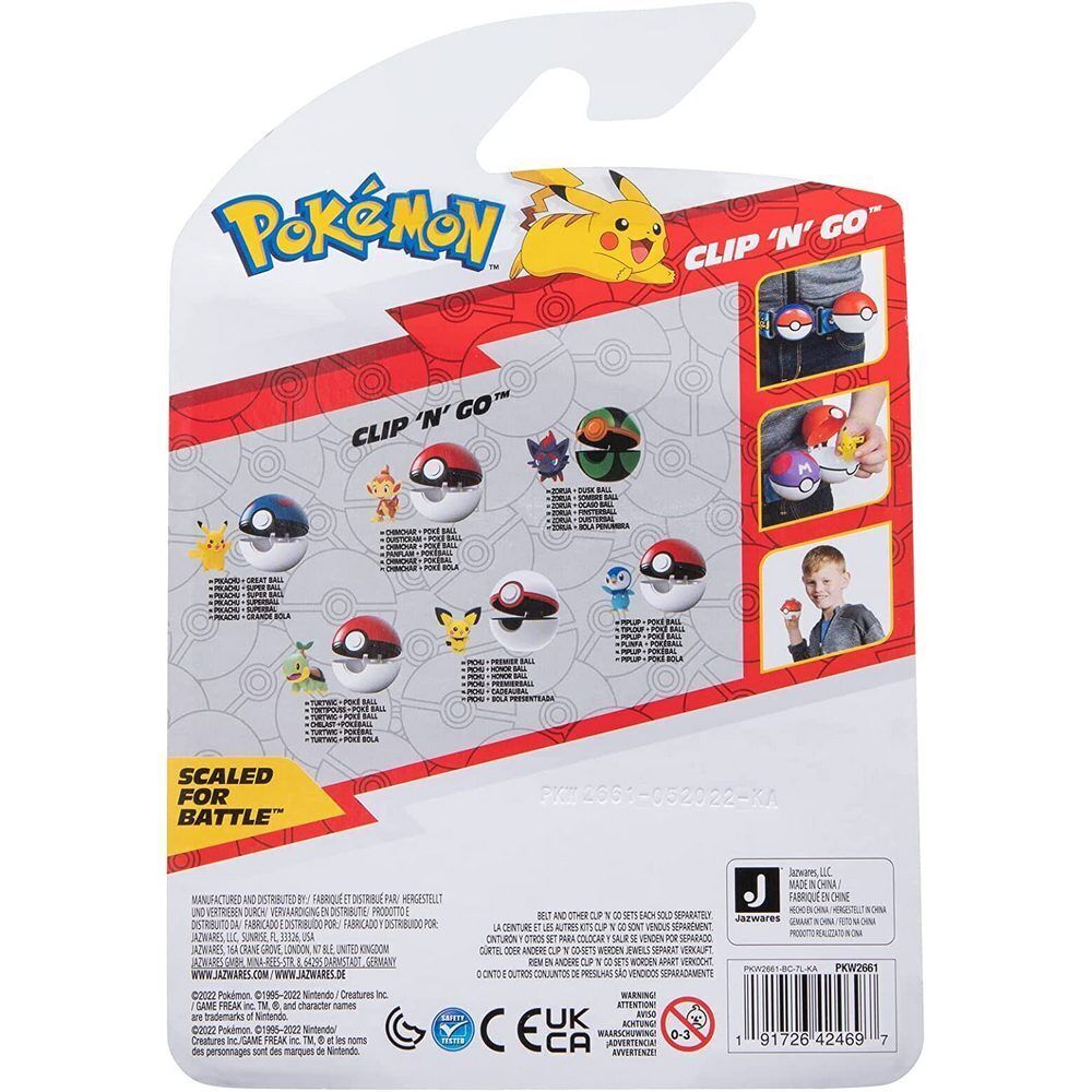Pokemon Clip N Go Piplup and Dive Ball