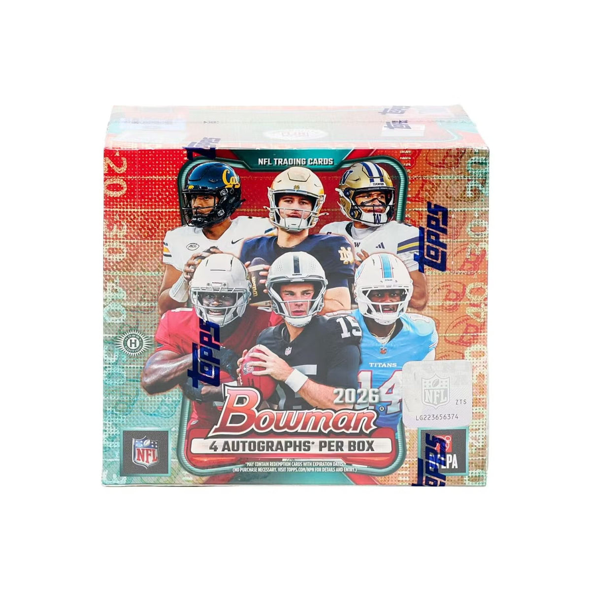 2026 Bowman FootBall Jumbo Hobby Box