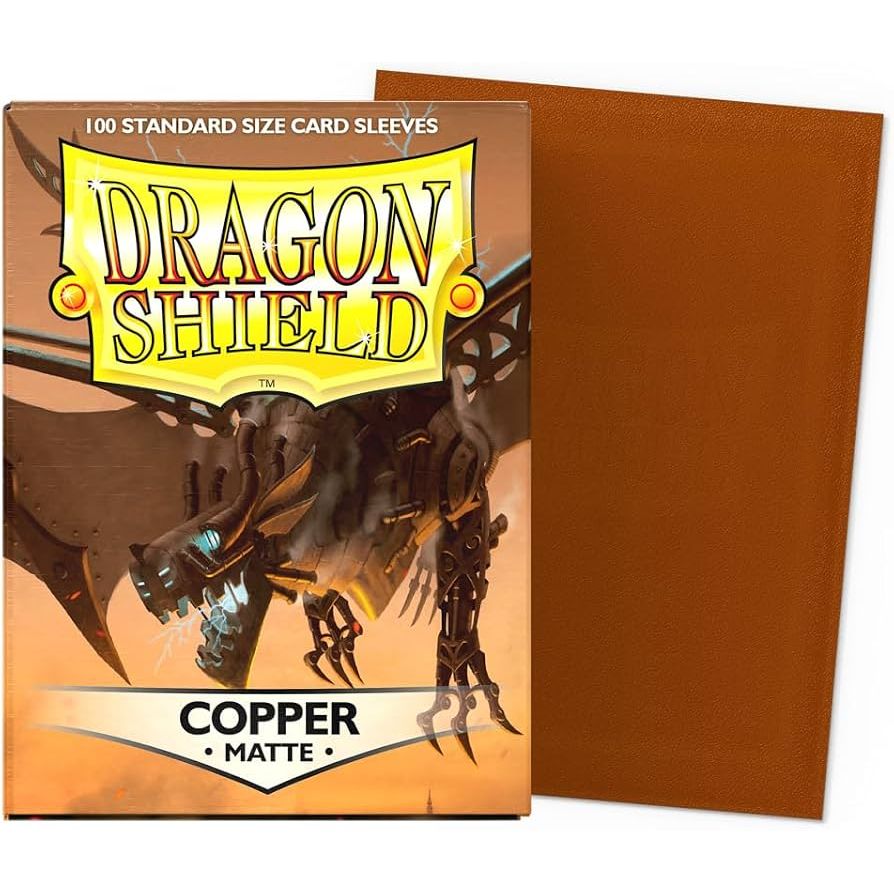 Dragon Shield Matte Standard Size Card Sleeves 100ct - Copper