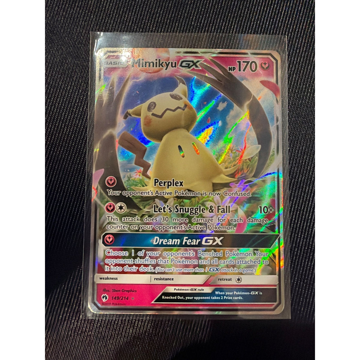 2019 Mimikyu GX #149/214