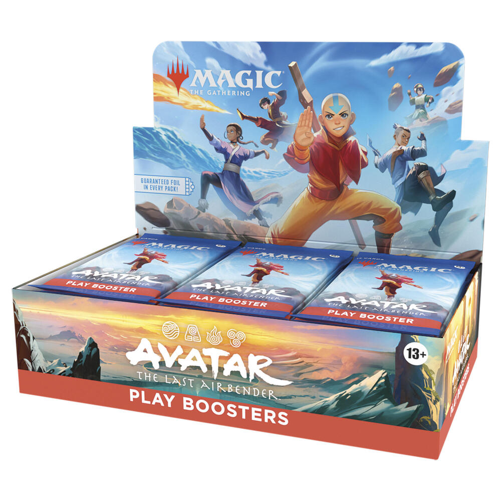 Avatar The Last Airbender Play Booster Display
