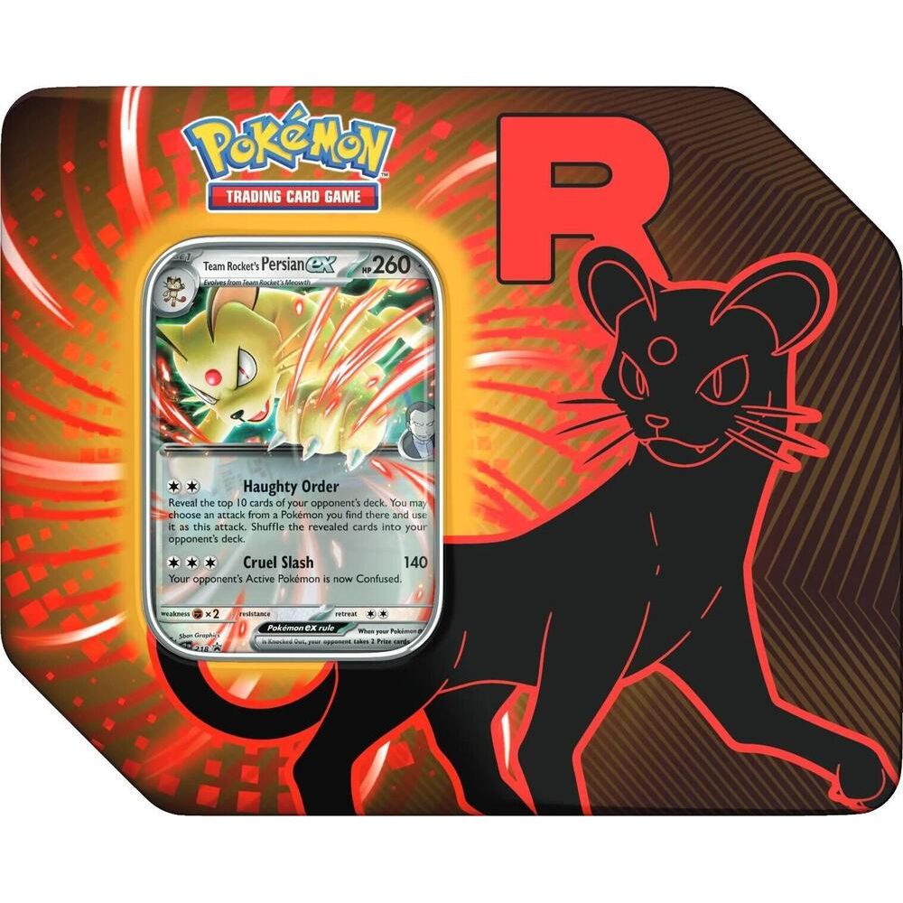 Pokemon Team Rocket Tin [Team Rocket's Persian ex]