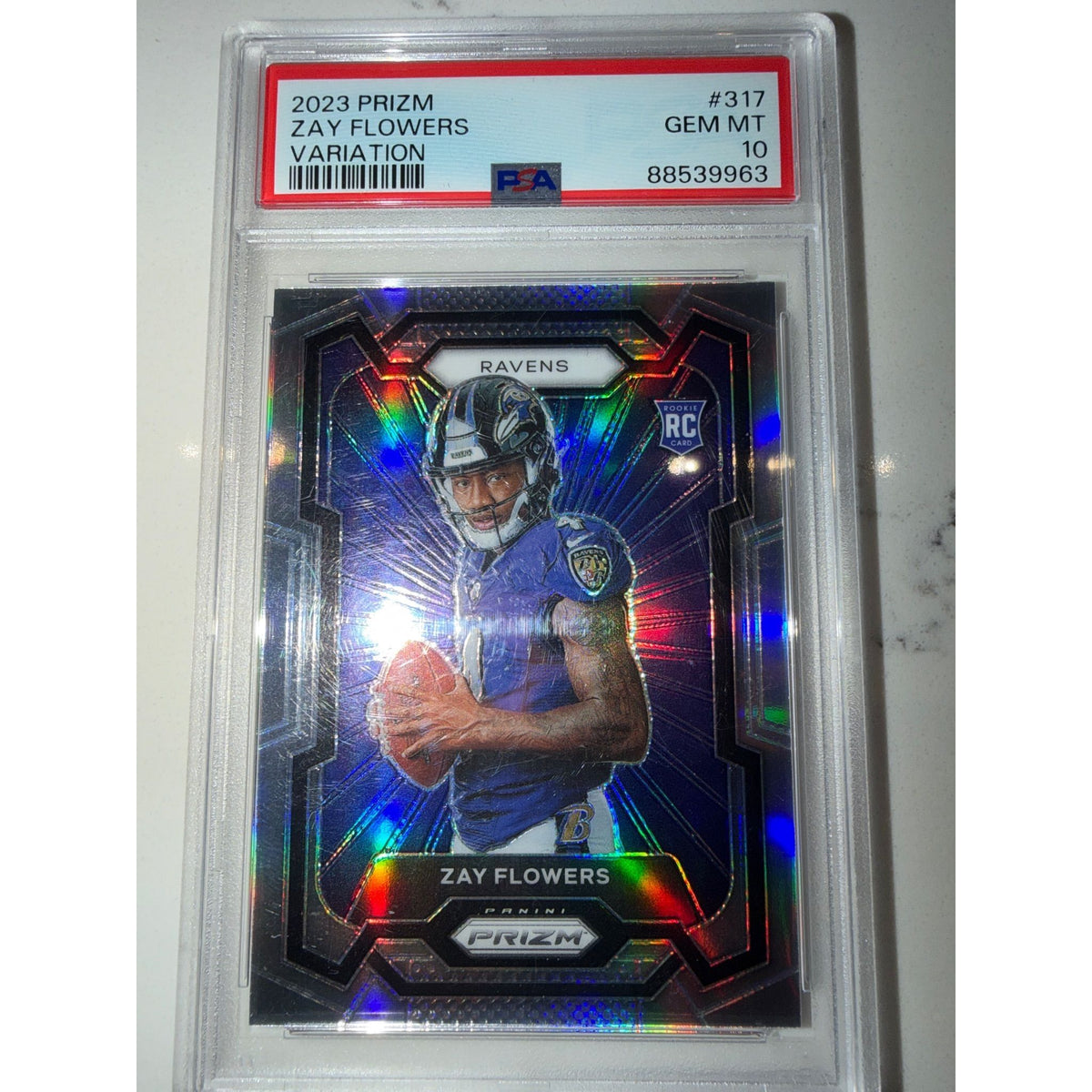 2023 Prizm Zay Flowers #317 PSA 10