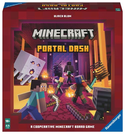 Ravensburger Minecraft Portal Dash Medium Strategy Family Board Game
