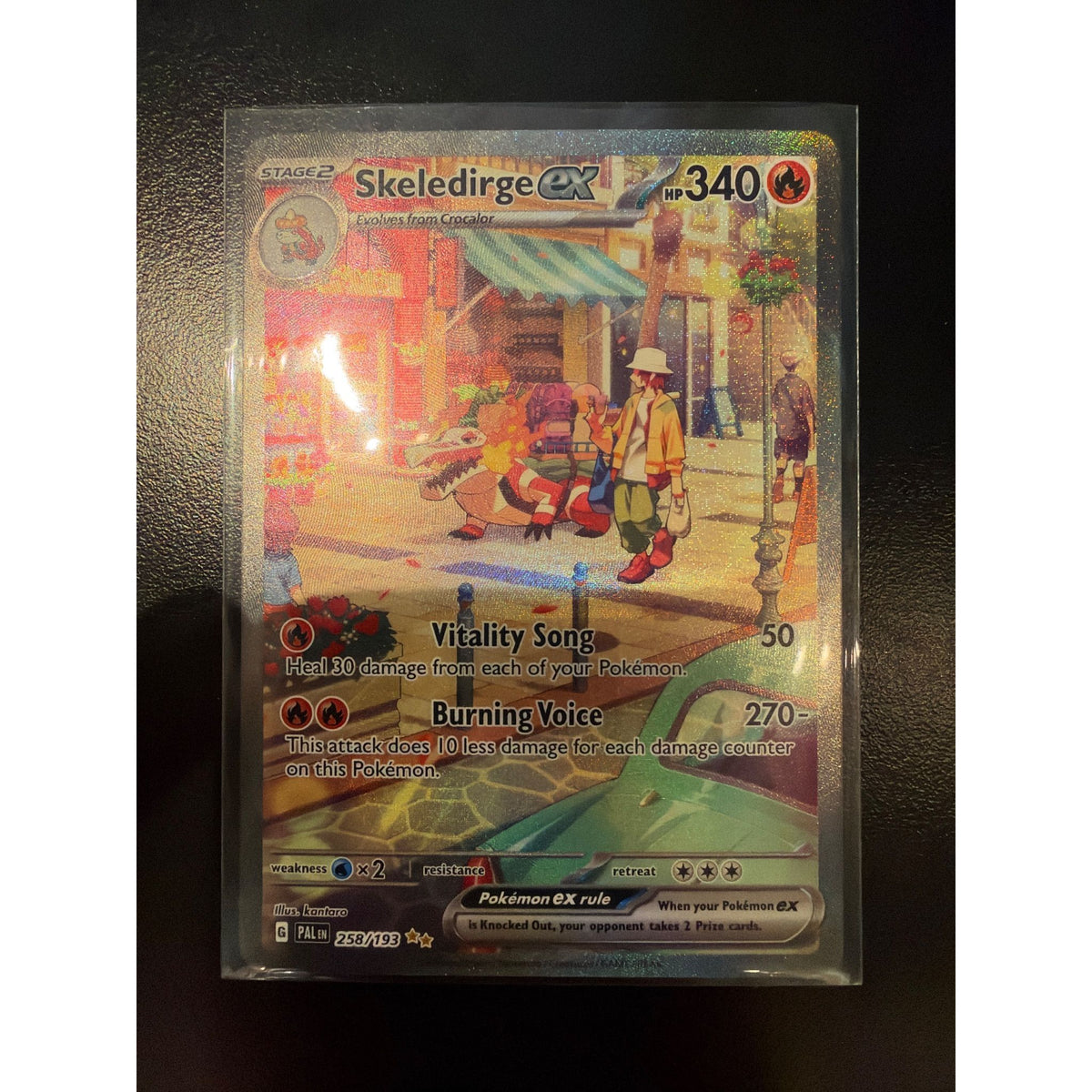 Paldea Evolved Skeledirge ex #258/193
