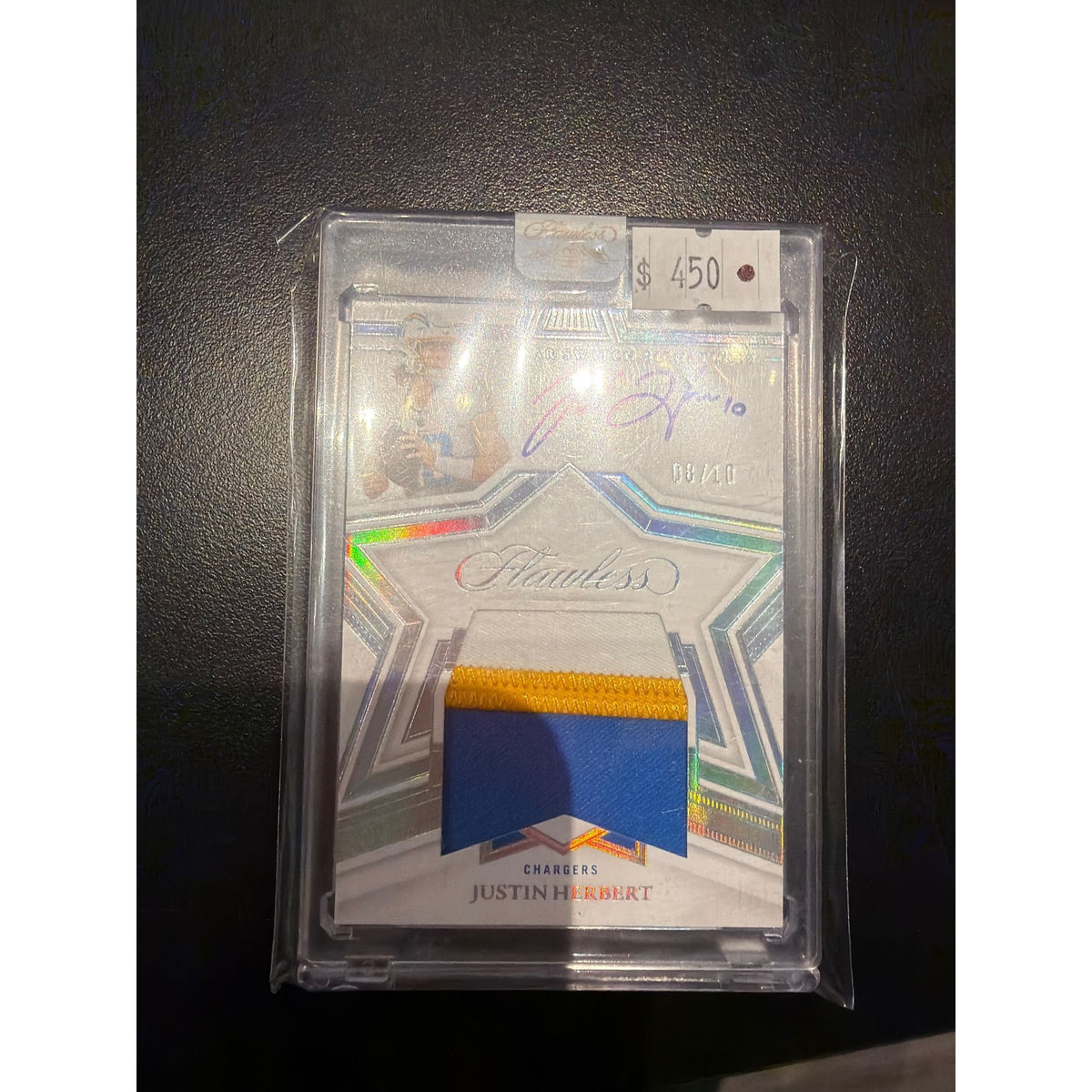 Flawless Justin Herbert Patch Auto Star /10