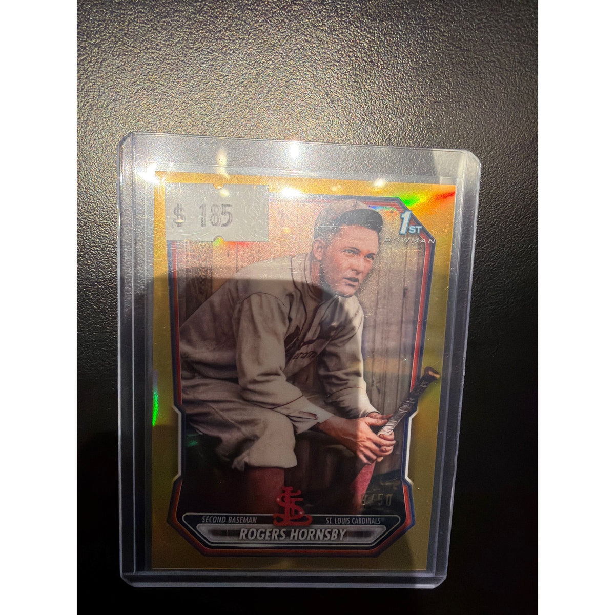 Bowman Rogers Hornsby 1st Bowman /50