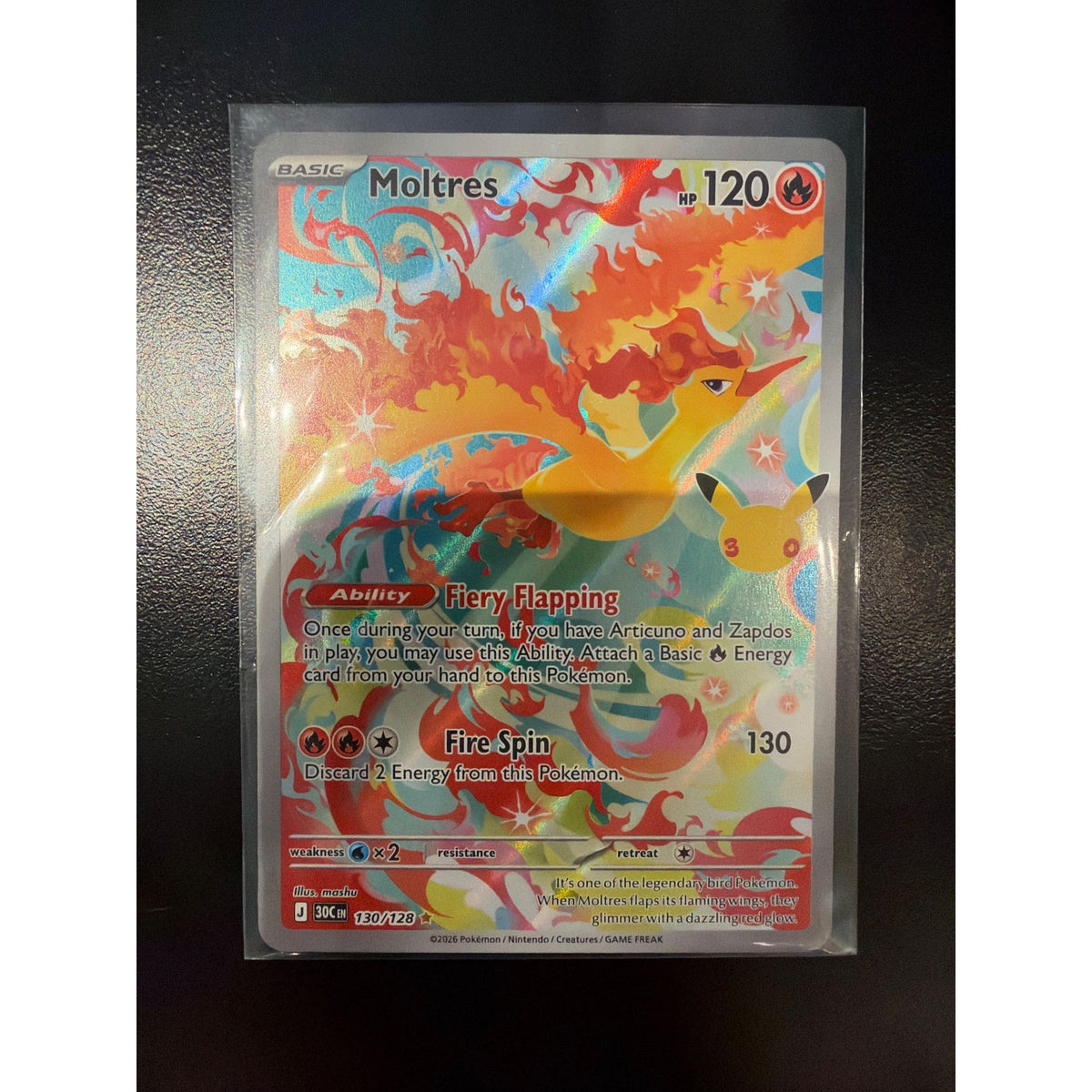 2026 30th Celebration Moltres #130/128