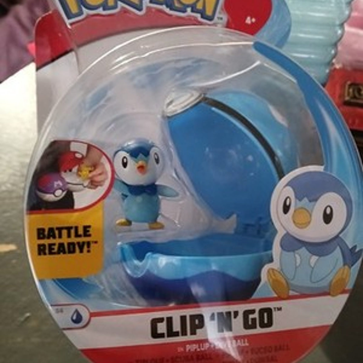 Pokemon Clip N Go Piplup and Dive Ball