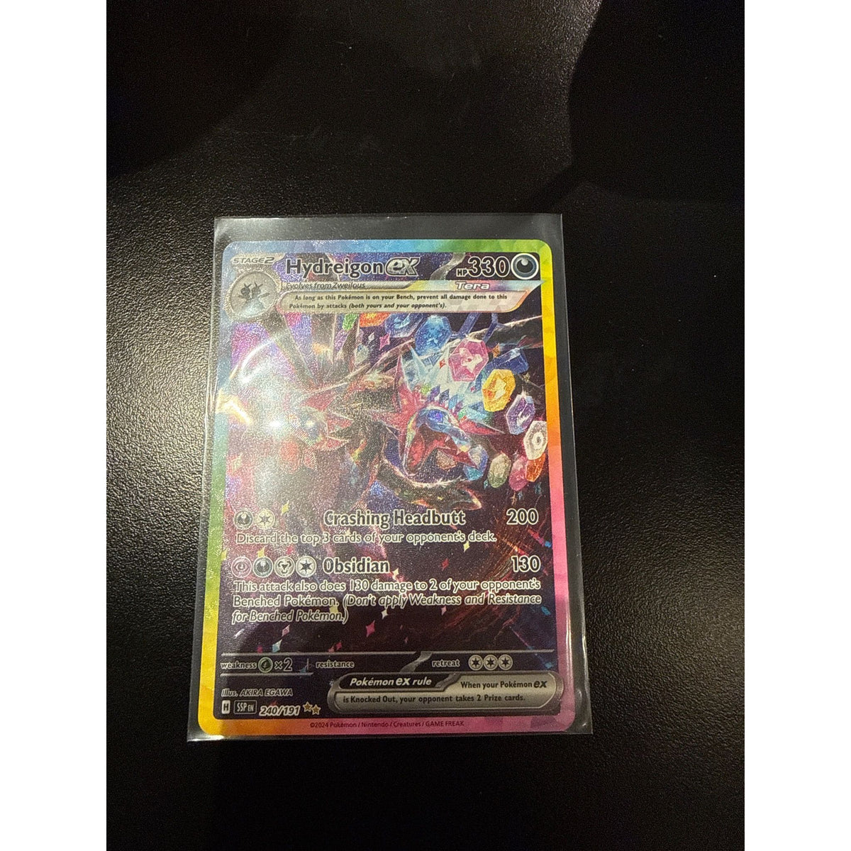 2024 Surging Sparks Hydreigon ex #240/191