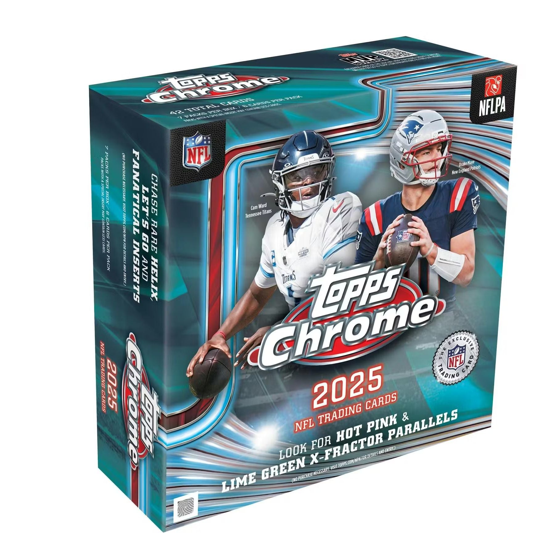 2025 Topps Chrome Football Mega Box